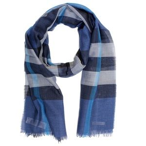 Burberry Sheer Meg Check Scarf 200*90cm New with Tags